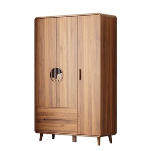 Armario de Madera Maciza para Dormitorio, Estilo Moderno y Minimalista, Nuevo Diseño 2025, Armario de Almacenamiento para Niños, Ideal para Apartamentos Pequeños - Product Image 5