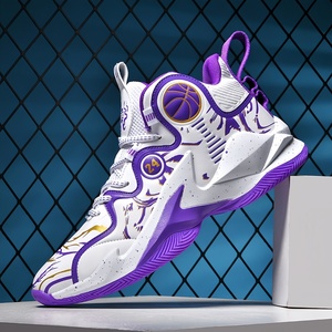 Chaussures de <span class=keywords><strong>basket</strong></span>-ball commémoratives de créateur pour hommes, légères, respirantes, confortables, rehaussantes, baskets de sport et de course 3D - Product Image 2