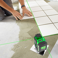 Niveau laser HGLINE 4D 16 lignes, auto-nivelant 360° °   Niveau laser à faisceau vert super puissant horizontal et vertical avec télécommande APP