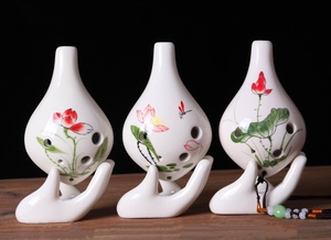 โอคาริน่า 6 รู แบบวาดลายด้วยมือ คีย์อัลโต ซี เครื่องดนตรีพื้นบ้านจีน ของที่ระลึกสำหรับนักท่องเที่ยว ของขวัญ ขายส่งจากโรงงาน - Product Image 4