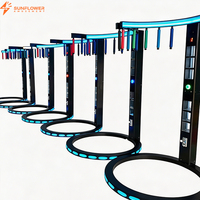 Machine de jeu d'arcade de réflexes rapides avec bâtons tombants en acier, lumières LED, prise en charge du japonais et entraînement aux sticks