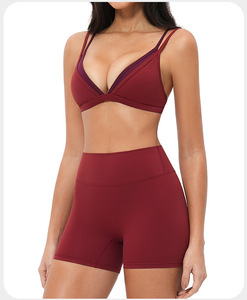 Ensemble de yoga pour femme : soutien-gorge de sport élégant et léger, pantalon de sport élastique, plusieurs combinaisons possibles - Product Image 3