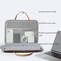 TAIKESEN Sac à main en polyuréthane personnalisé de haute qualité mallettes sacoche pour ordinateur portable housse pour Macbook Air Pro/Max Lenovo HP Dell