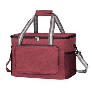 Large Cooler Bag Collapsible Insulated Bags Leakproof Lunch Cooler Tote with Multi-Pockets for Adult - Product Image 1