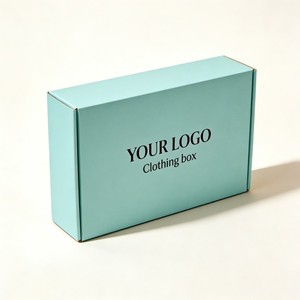 Caja de Papel Corrugado para Ropa al por Mayor, Caja de Papel para Ropa con Impresión Digital, Caja de Papel Biodegradable para Vestidos - Product Image 1