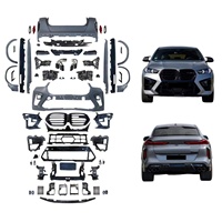 Kit de Carrocería de Alto Rendimiento MP para BMW X6 G06 LCI 2023-2025 |   Alerón delantero, faldones laterales y difusor trasero de ABS negro brillante