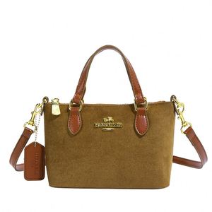Bolso de Mano en Forma de Cesta de Verduras para Mujer 2025, con Cierre de Cremallera y Detalle de Lazo, Material PU, Antirrobo y Duradero - Product Image 2