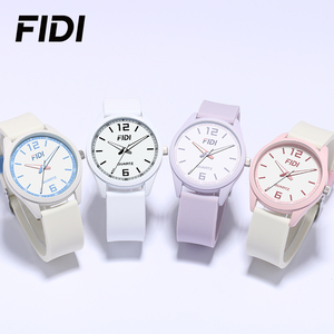 Montre FIDI unisexe à quartz OEM ODM avec logo personnalisé, bracelet en silicone, style simple et décontracté, montre-bracelet pour étudiants, plusieurs couleurs, montre-bracelet pour étudiants - Product Image 5