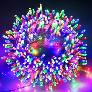 Guirnalda de Luces LED para Exteriores, Estilo Árbol de Navidad, 50 Metros, Decoración Luminosa para Jardín, Fiestas, Clasificación IP44 - Product Image 1