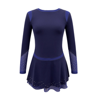 LA CICOGNA Jupe en tulle double couche personnalisée pour enfants, robe d'entraînement de patinage artistique et de ballet pour les compétitions