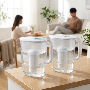 <span class=keywords><strong>Carafe</strong></span> filtrante à eau alcaline à pH élevé avec filtres à charbon actif, <span class=keywords><strong>carafe</strong></span> en plastique de 3,5 L pour une eau potable saine et antioxydante - Product Image 1