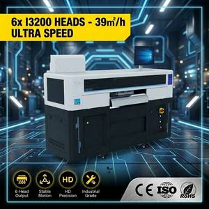 Impresora de transferencia DTF GOOSAM A1 de 60 cm con seis cabezales I3200 para producción de prendas de vestir, sistema de impresión rollo a rollo de alta velocidad. - Product Image 1