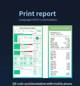Balance de composition corporelle DHM-800C à 8 électrodes avec précision de 0,1 kg, écran tactile LCD de 24 pouces, mises à niveau du système gratuites incluses - Product Image 4