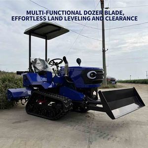 <span class=keywords><strong>Tractor</strong></span> de Orugas <span class=keywords><strong>para</strong></span> Terrenos Secos de 35HP, 1130KG, 3 Velocidades Adelante y 1 Reversa, con Rotocultivador y Hoja de Bulldozer <span class=keywords><strong>para</strong></span> Uso Agrícola - Product Image 3