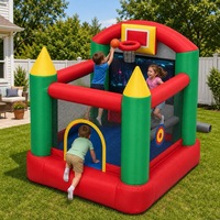 Château gonflable Noco Classic Jumping House, structure gonflable pour la maison, écran de projection, tissu Oxford, capacité 3 personnes