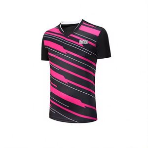 Camiseta de Bádminton Transpirable de Moda al Mejor Precio, Diseños de Ropa al por Mayor, Jersey de Bádminton de Poliéster de Secado Rápido - Product Image 3