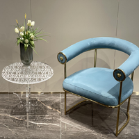 Versaces individueller Acryl-Coffee-Tisch moderner einfacher Couchtisch Designer-Tisch