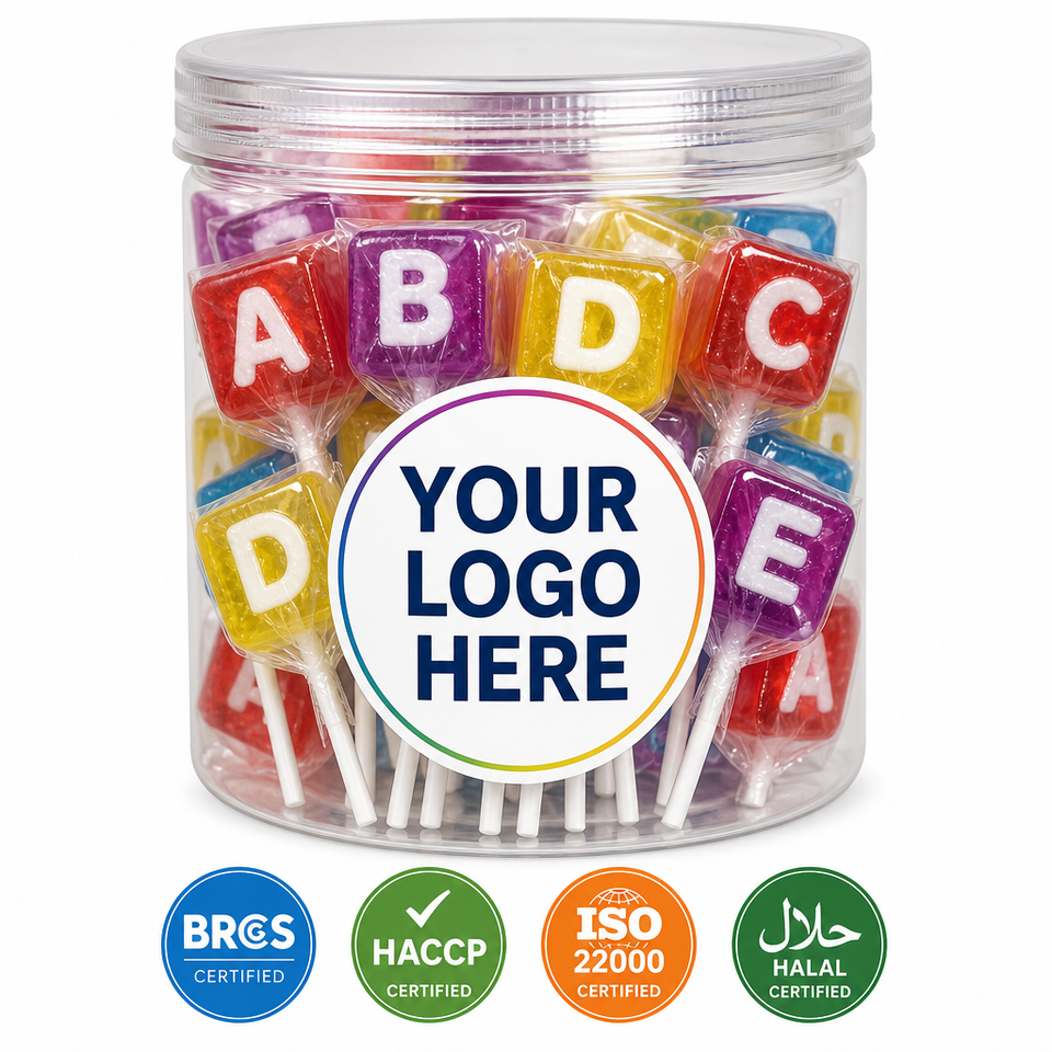 Factory Wholesale Alphabet Letter Cube Lollipop ABC Educational Fun ...