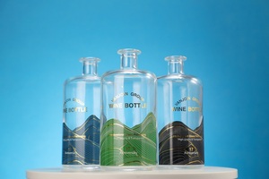 Bán buôn tùy chỉnh chất lượng cao 500ml <span class=keywords><strong>700ml</strong></span> 750ml 1L Kính Tequila Gin Rum Whisky Vodka Chai nút chai phổ biến rượu <span class=keywords><strong>container</strong></span> - Product Image 4