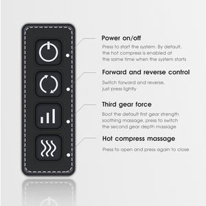 Kas sertliği ve yorulma kabartma omuz boyun masajı için akıllı termostatik ısı tedavisi ile cihaz - Product Image 3