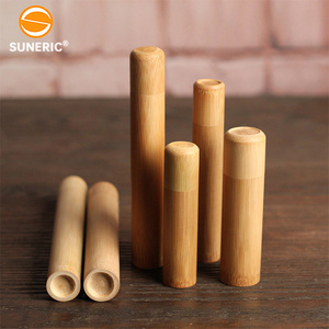 Nuevos mini tarros de bambú originales a prueba de humedad para té para Matcha en polvo tarro de té personalizado portátil con tapa - Product Image 2