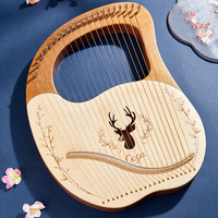 Entry-level Portable Stringed Instruments 19-string and 24-string Harps