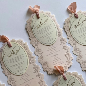 Vanilla <b>Printing</b> Custom Wedding Card Set Custom Logo RSVP Menu Paperboard <b>Printing</b> Promotional Gifts Thank You Cards Made China - Product Image 2