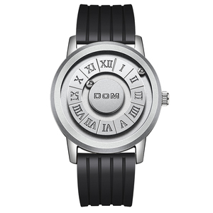 Reloj de Pulsera de Cuarzo para Hombre DOM 1345, Diseño Dorado, Creativo con Bola de Hierro Magnética, Resistente al Agua, Reloj para Hombre - Product Image 4