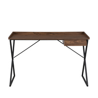 Bureau d'ordinateur simple en MDF avec design personnalisé, fabriqué en Chine