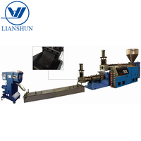 Machine de granulation de film de Polyester de recyclage de plastique avec extrudeuse 200-250 KG/H