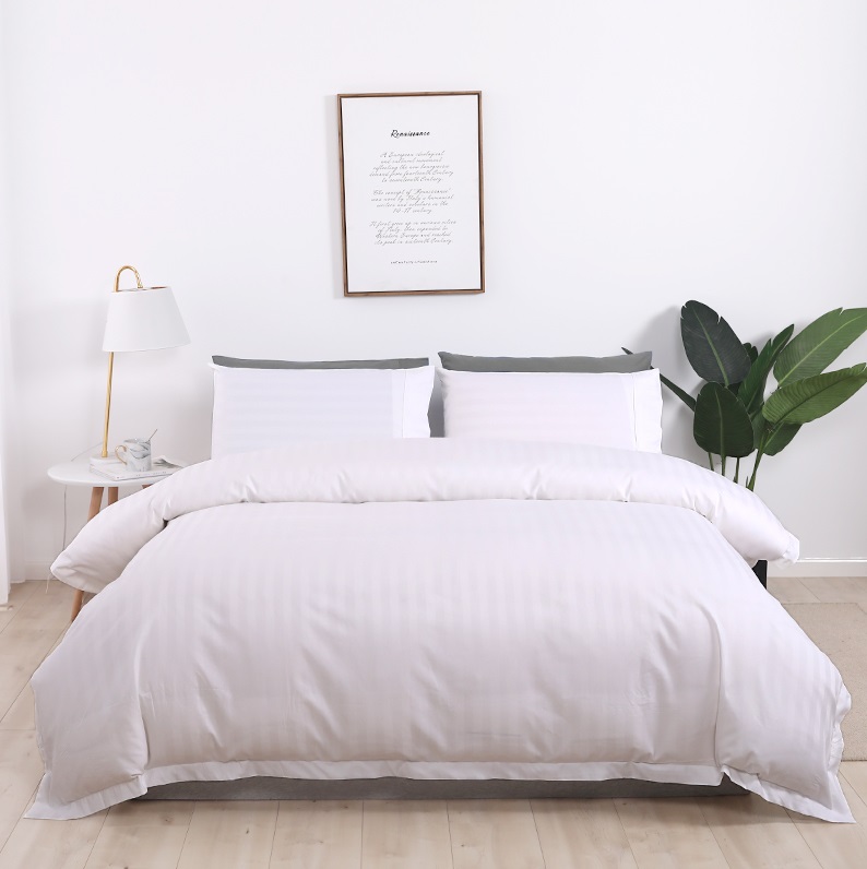 Заводская поставка, индивидуальный комплект роскошного пододеяльника из 100% хлопчатобумажной ткани с 3D принтом для отеля или дома