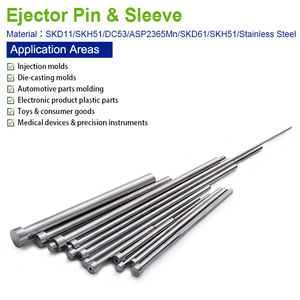 Độ chính xác DIN <span class=keywords><strong>ISO</strong></span> 8405 <span class=keywords><strong>ejector</strong></span> tay áo đơn lõi pin Dụng cụ khuôn lõi & hướng dẫn Pin cho tiêm khuôn OEM Punch công cụ nhà máy sản xuất - Product Image 2