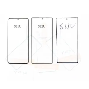 Original screen glass lens with OCA for Samsung Galaxy S8 S9 S10 S20 Plus S21 S22 S23 ultra glass front lens outer glass