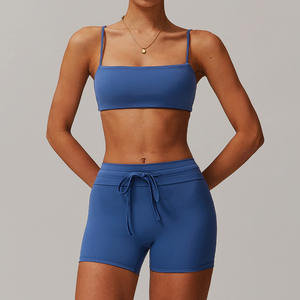 Conjunto Deportivo Personalizado para Mujer, Sujetador Deportivo Transpirable de Algodón Orgánico, Ropa Deportiva Elástica en Cuatro Direcciones, Conjunto de Yoga para Mujer - Product Image 4