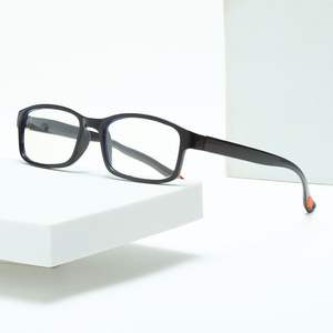 Lunettes de lecture ZT à monture intégrale, monture en résine, protection contre la lumière bleue, design ovale unisexe, légères, portables, pour les voyages - Product Image 1