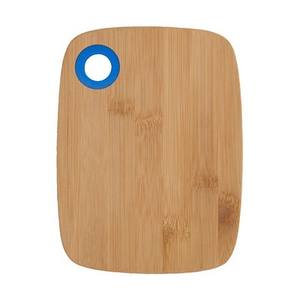 Tabla de cortar de bambú pequeña de alta calidad de fábrica, tabla de queso de cocina rectangular con anillo de silicona - Product Image 3