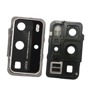 Per <span class=keywords><strong>Huawei</strong></span> <span class=keywords><strong>P40</strong></span> <span class=keywords><strong>Pro</strong></span> obiettivo posteriore posteriore della fotocamera in vetro con telaio anello di copertura adesivo adesivo parte di ricambio - Product Image 1