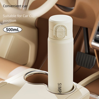 Thermos moderne et portable en acier inoxydable 316, écologique, anti-fuite, avec couvercle, isolation sous vide, maintien de la chaleur pendant 6 à 12 heures