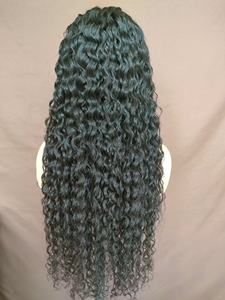Neues Produkt Wasserwelle Echthaar Perücke Großhandels preis Perücken Anbieter HD Spitze sehr gutes Haar 13*4 HD Spitze Frontal Perücken Anbieter - Product Image 4