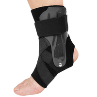 Attelle de cheville réglable à double pression, en néoprène élastique, soutien orthopédique de la cheville
