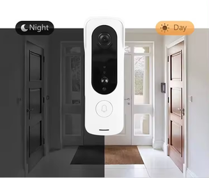 Tuya แบตเตอรี่ขับเคลื่อนแหวนไร้สายกริ่งประตูกันน้ํา 1080P WIFI รีโมทวิดีโอ 2MP กล้องกริ่งประตูชุด - Product Image 3