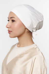 <span class=keywords><strong>LO</strong></span>.LOVE Fluweelzachte Anti-slip Hoge Kwaliteit Op Maat Gemaakt Elegant IJs Bamboe Jersey Katoen Verwarmende Muslim Sjaal Binnenmuts Hijab - Product Image 5