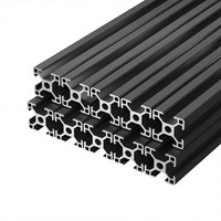 Profilé d'extrusion en aluminium industriel personnalisé Liangyin 6063 T6, revêtement en poudre, dissipateur de chaleur, profilé extrudé OEM, série 6000