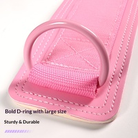 Sangle de cheville de fitness pour entraînement des jambes et des fessiers, respirante, antichoc, avec bande élastique réglable pour équipement de gym