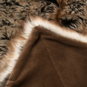 ผ้าห่มขน faux ขนยาวผ้าพลัฌขนยาวกันน้ำซักได้ผ้าห่มสุนัขสำหรับสัตว์เลี้ยงสุดหรูพร้อมโลโก้ออกแบบได้ตามต้องการ - Product Image 5