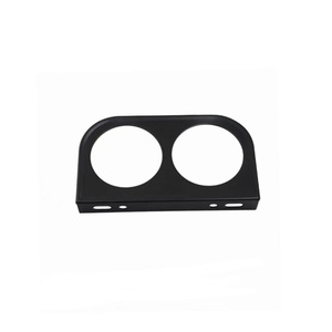 Car Dashboard <b>Bracket</b> 2 Inch Double Hole Black Air Vent Mount Easy Install <b>Plastic</b> Accessory - Product Image 1