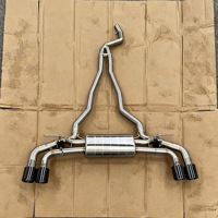 DZ Valvetronic Auspuff-Schalldämpfer für 540i 540 G30 G38 530i 3.0T B58 Edelstahl Catback Spiegelpoliert 3 Jahre Garantie