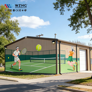 Estructura de Acero PEB de Alta Calidad para Cancha de Tenis y Club, Resistente al Viento, Superficie Galvanizada, Vida Útil de 50 Años, Certificación ISO9001 - Product Image 1