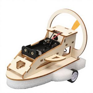 Kit <span class=keywords><strong>de</strong></span> Materiales <span class=keywords><strong>de</strong></span> Madera para Construir un Vehículo Anfibio, Juguete <span class=keywords><strong>de</strong></span> Experimentación Científica DIY Tech Little Craft T-M18 para Bebés <span class=keywords><strong>de</strong></span> 0 a 3 Meses - Product Image 1