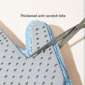 Guanto massaggiante per gatti, spazzola per la rimozione del pelo in eccesso, pettine massaggiante per il bagno del cane, strumento in silicone per la toelettatura e la rimozione del pelo. - Product Image 4
